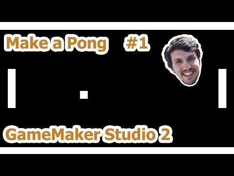 [Beginner Tutorial] Make a Pong in GameMaker Studio 2 #1 [No Code]