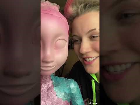 Transforming a life-size doll into a dragon!! 🐲🤯