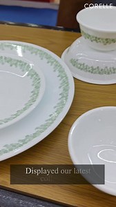 1.4K views · 28 reactions | At Corelle, we believe in innovation and breaking norms, we believe in elevating your dining experiences. Here's a live example of us showcasing our technological progress and design prowess at HGH. #Corelle #HGH #TradeShow #Dining #DinnerWare #CookWare #TableWare | Corelle Brands India | Facebook