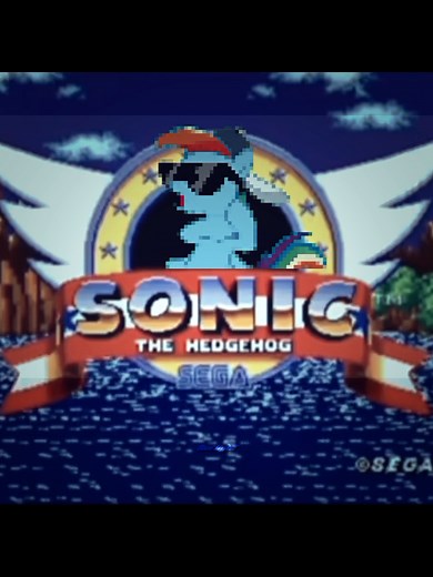 Rainbow Dash My Little Pony Edit: Sonic Inspired