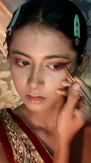 Recreating Durga Maa Look ✨ Navratri Glam with Shryoan Cosmetics