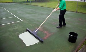 How Do You Get Rid Of Puddles On A Tennis Court?