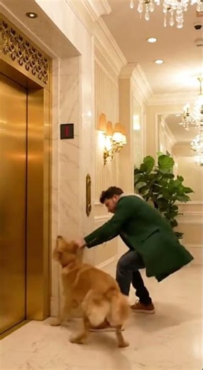 CCTV Miracle in Chicago Hallway | Hero Dog, Elevator Explosion 🐕💥#trending #dog