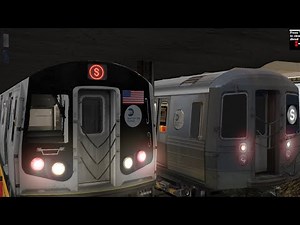 R160 Franklin Av Shuttle to Beford Nostrand Avs (OpenBve)