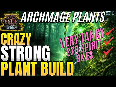 [PoE 2] Archmage Plant Druid Build Oracle 0.4 - 270 Spirit ~ Clear Abyss Easy in Path of Exile 2