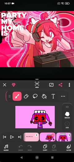 My Life is a Party meme Midnight Horror School // Liddy