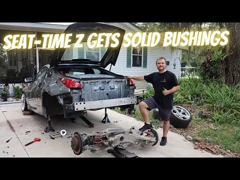 350Z SUBFRAME BUSHING REPLACEMENT, INSTALLING PBM SOLID BUSHINGS