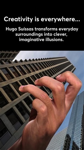 Creativity is everywhere — it’s all about perspective. Portuguese visual artist Hugo Suíssas (@suissas) turns everyday surroundings into imaginative illusions, using nothing more than a camera and a brilliant eye for composition. His work reminds us to look at the ordinary with fresh curiosity.