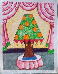 easy biggeners pastel drawing of lamp 🤠 shorts video