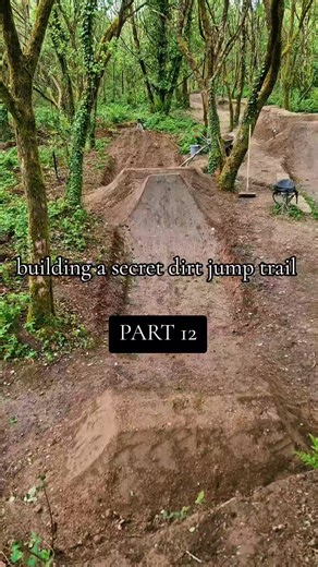 Secret Dirt Jump Trail Build: Part 12 - Landing Moved
