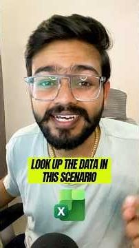Excel Interview Question | How to lookup data for multiple columns in Excel? #excel #exceltips