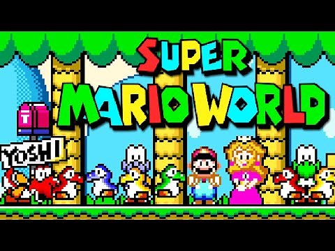 Super Mario World - Full Game Walkthrough | 100% No Damage Gameplay (All Secret Exits)