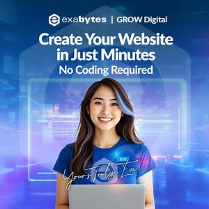Your domain’s waiting for a website. Make it happen with Exabytes AI Hosting — fast, reliable, and easy. Plans from RM6.99/mo — start today! 🚀💻 | Exabytes (MY)