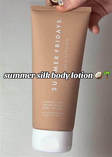 Summer Silk Nourishing Body Lotion Review