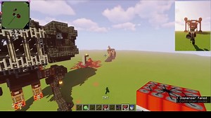 Minecraft Create Mod - Mech Part 2 of 3 - Exhibition and Explanation