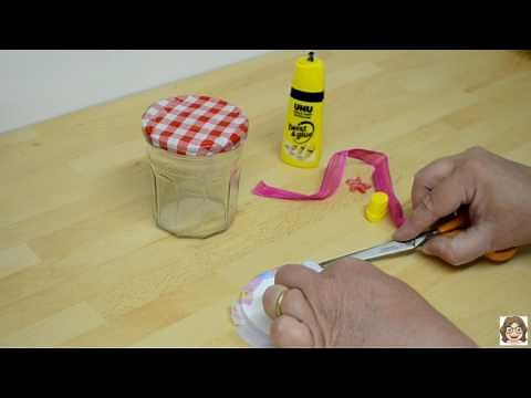 décorer un pot de confiture