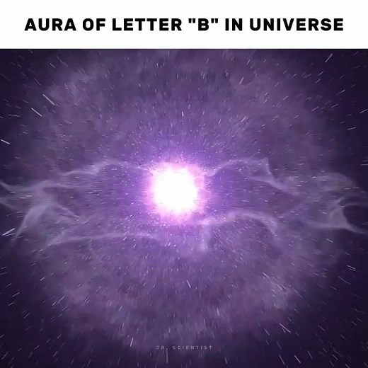 The aura of letter "B" in the Universe 👽 #shorts #letterb #aura #phonkedit
