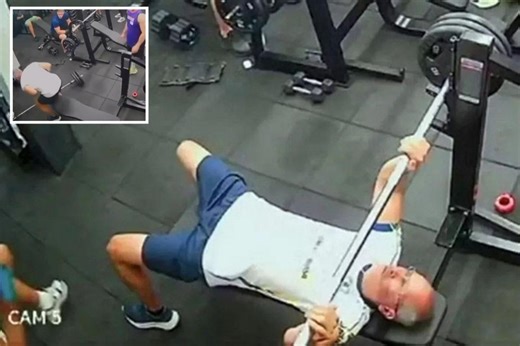 Dad dies after dropping barbell on chest in freak accident at the gym