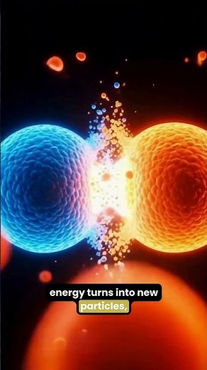 What Really Happens When Particles Collide? #particleaccelerator #astrophysics