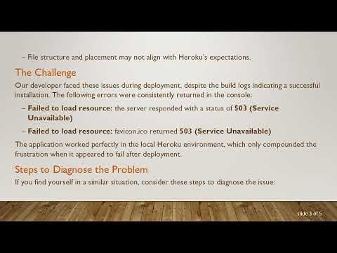 Solving MERN Stack Application Deployment Issues on Heroku