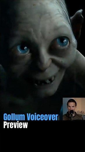 Gollum Voiceover (Preview) - Riddles with Bilbo #gollum #thehobbit #voiceover #voiceacting