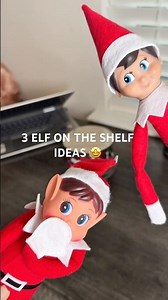 3 simple and fun Elf on the Shelf ideas in one video 🎅 #christmas #elfontheshelf #shorts