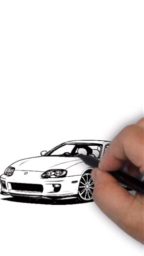 How to draw a sports car #howto #draw #drawing #sketch ##car