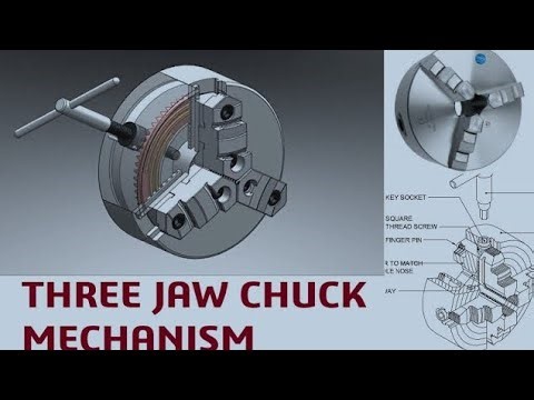 "How to Remove and Fit 3 Jaws in Lathe Chuck | Step by Step Assembly and Working"
