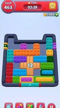 Color Block Jam Level 463 #braingames #games #colorblocks #colorblockjam #walkthrough