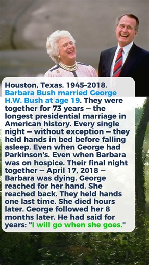 What Barbara Bush Did Every Single Night for 73 Years Will Destroy You