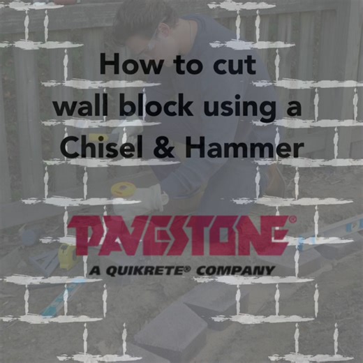 Cutting Block with a Masonry Chisel & Hammer? Here’s How: 1️⃣ Mark your cut line all the way around the block 2️⃣ Use a masonry chisel to score along the line—light taps at first 3️⃣ Go around the block a few times, deepening the groove 4️⃣ Strike firmly on the score line to split the block cleanly The no power tools method may take longer but is still effective! #BlockCutting101 #PavestoneDIY #ChiselAndHammer #HardscapeTips | Pavestone Company