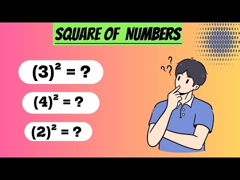 Learn to Square Numbers: Math Tricks for Kids