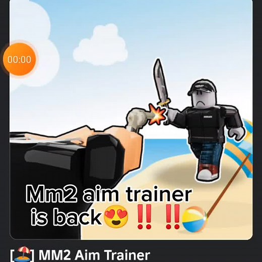Roblox Aim Trainer Gameplay: Blast from the Past