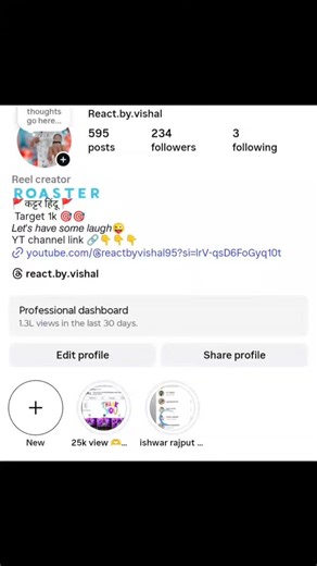 React.by.vishal on Instagram: "#viral #contentcreator #explorepage #trending #deshboard"