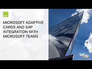 Microsoft Adaptive Cards, Teams and SAP