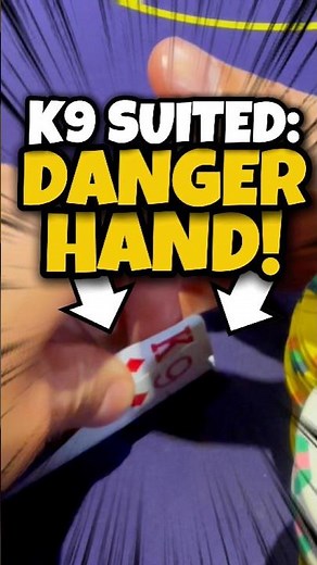 K9 Suited Turned Into a FULL HOUSE 🤯 #poker #livepoker