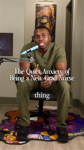 King odalo/ RN on Instagram: "Being a new grad nurse isn’t easy, we’ve all been there, and growth comes with time. Working and learning without grades, feedback, or reassurance hits differently. Just silence and your own thoughts. If you’re carrying that weight, reflecting, and wanting to be better…you’re already a good nurse in my book. Send this to a new grad nurse who needs to hear this today. 🩺🤍 #nurse #registerednurse #newgradnurse #nursingstudentlife #nurselifern"