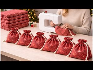 No Zipper Drawstring Pouch |EasySewing Project