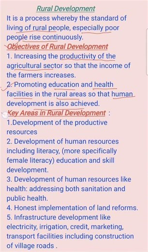 RURAL DEVELOPMENT (CLASS 12TH)|Mamta Goel #shortsvideo #youtube #cbse #economics #cuet #compititive