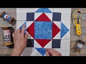 Os gansos voam neste novo BLOCO DE PATCHWORK para colcha de retalhos de tecido - Tia Lili #Patchwork