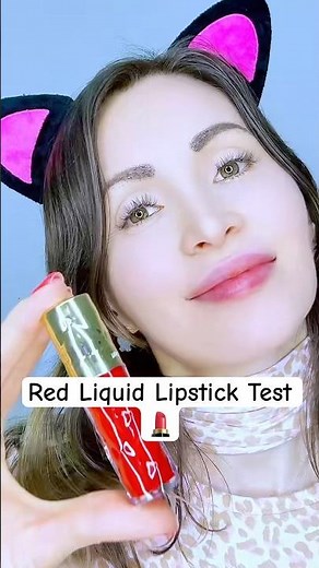 Scarlet Liquid Lipstick ❤️💄 | Bold Red Lip Test