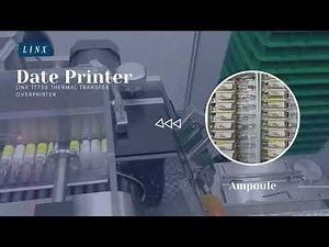 Coding and Marking Solution on Ampoule Label | Pharmaceutical Industry | Linx TT750 Printer
