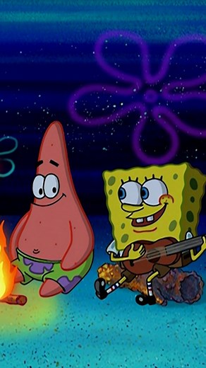 SpongeBob SquarePants | Oh to remember the first time hearing Campfire Song Song | Instagram