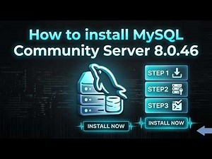 How to install MySQL Community Server 8.0.46