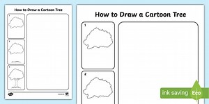 How to Draw a Cartoon Tree