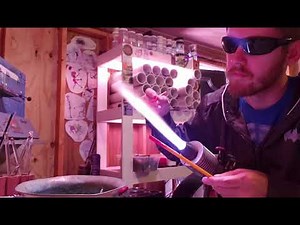 How To Pull Airless Stringers For Flower Marbles by Justin Bodovsky Glass Tutorial