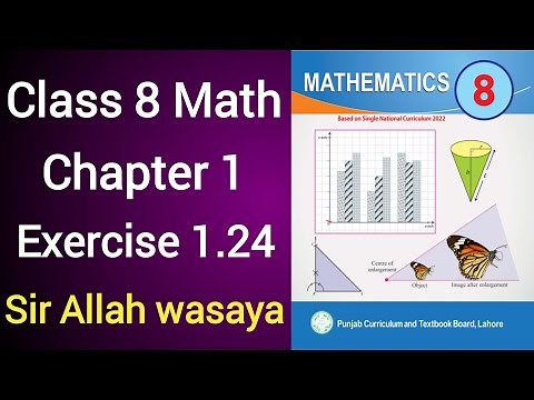 Class 8 Math New Book Chapter 1 Exercise 1.24 | Class 8 Math New Book Unit 1 Exercise 1.24