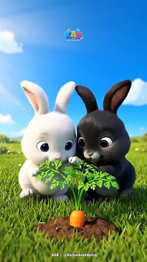 Kartun Lucu untuk Anak: Kelinci Imut dan Menarik