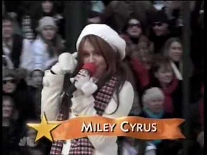 Miley Cyrus at the Macys Thanksgiving Day Parade