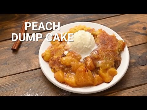 How to Make Peach Dump Cake
